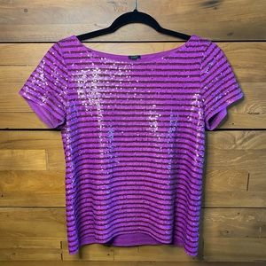 J Crew Sequins Top